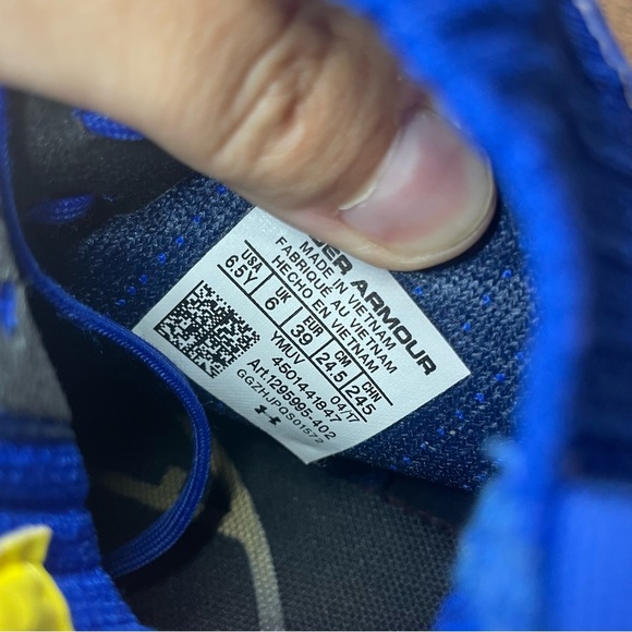 Under Armour Curry 4 Basketball Sneakers Womens sz 8 - Picture 8 of 8